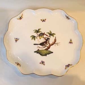 Rare Vintage Herend Porcelain Tray